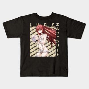 Elfen Lied Unbound Captivating Panels And Pages Kids T-Shirt